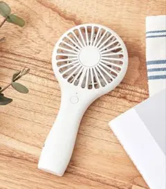 BIRTHDAY BAR 軽量　スリム　ハンディファン　ホワイト