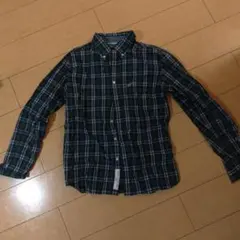 【TOMMY】 グリーン系チェック ボタンダウンシャツのサムネイル
