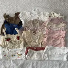 petit main ベビーギャップ他ベビー服 ロンパースまとめ売り　春夏70