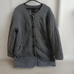 NATURAL キルティングジャケット グレー