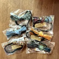 新品 リボン ヘアゴム 6個セット 大人可愛い ナチュラルカラー