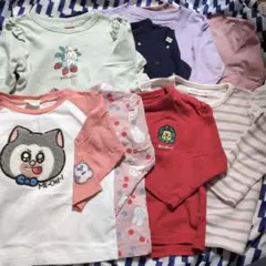 バースデイ petit main 無印良品 長袖カットソー 8点セット 90