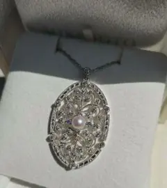 MIKIMOTO K18 WG ネックレス コルテージュのサムネイル