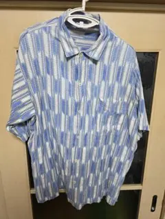 patagonia 半袖シャツ ストライプ 90s 白タグ レア XL