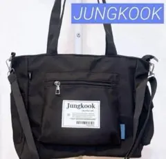 BTS トートバッグ 2WAYショルダー JUNGKOOK ジョングク　グク