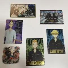 東京リベンジャーズ コレクションカード&ステッカー6枚セット