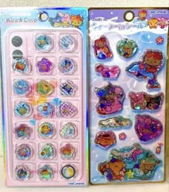 キラコロ　おはじきシール　ウォーターシール　日焼け　サンリオキャラクター セット