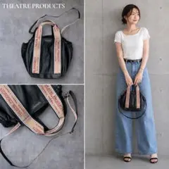 【美品】シアタープロダクツ フリークスストア別注 2wayトートバッグ ブラックのサムネイル