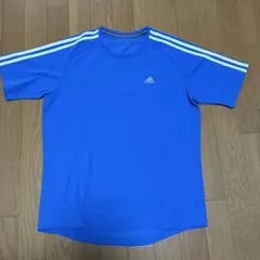 adidas 半袖スポーツウェア ブルー