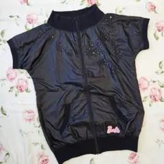 【希少】バービーゴルフ ジップアップベスト ブラック サイズ1