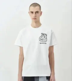 REVOLVER スネークプリント Tシャツ ホワイト - メルカリ