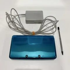 ニンテンドー3DS LL 青 充電器 ケース カセット付き - メルカリ