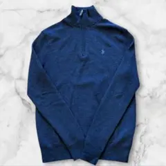 メリノウール素材 Polo Ralph Lauren ネイビー セーター XS