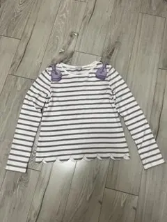 any FAM ストライプ 長袖カットソー 140