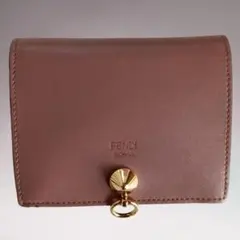 上品なローズカラー FENDI フェンディ 二つ折り財布 ローズピンクのサムネイル