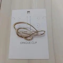 OPAQUE.CLIP ゴールド ブローチ