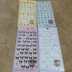 ボンボンドロップシールmini 4セット サンリオ