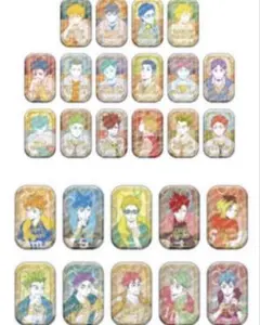 ハイキュー！！スクエア缶バッジ オフショット × カラー第一弾/第二弾セット