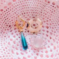 ピアス(片耳用) MONET vintage アクセサリー　昭和レトロ　個性的