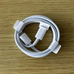 Lightning充電ケーブル ホワイト