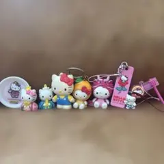 レトロ　ハローキティ 9個セット 1990年デザイン