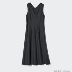 UNIQLO ブラッシュドジャージーワンピース 丈長め S