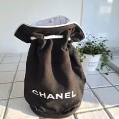 【美品】CHANEL ブラック ドローストリングバッグ