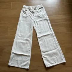 UNIQLO JEANS ホワイト デニムパンツ サイズ23