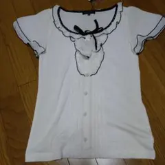 レディース　リボン　フリル　花柄　刺繍　ビーズ　トップス　姫　量産型　6