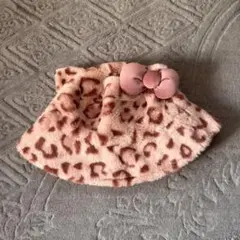 ユニバ usj キティ バケットハット バケハ ピンク ヒョウ柄