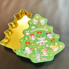 サンリオキャラクターズお菓子空き缶　クリスマスツリーのサムネイル