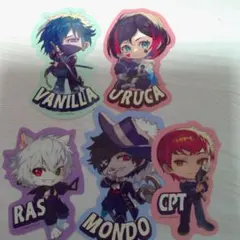 CrazyRaccoon CR グミ ステッカー　５枚セット