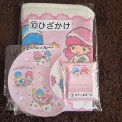 キキララくじのひざ掛け 、ミラー&コーム、メラミンプレートの3点セット
