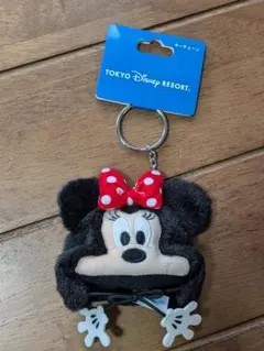 ディズニーリゾート　ミニー　ファンキャップ　キーチェーン