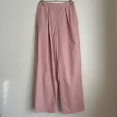 RETRO GIRL ピンク ワイドパンツ