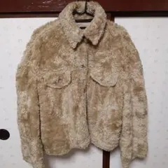 JEANASIS ボアジャケット ベージュ