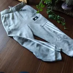 adidas グレー パンツ 128cm