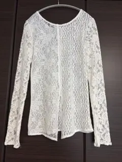 JEANASiS 2WAYスリットレースLS TEE ホワイトのサムネイル