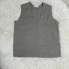 chocol raffine robe Vネックベスト ベージュ系✨Fサイズ