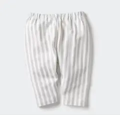 ユニクロ　レギンス　リラックスフィット　ストライプパンツ