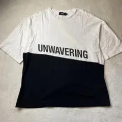 アズールバイマウジー バイカラー プリントTシャツ L 訳ありのサムネイル