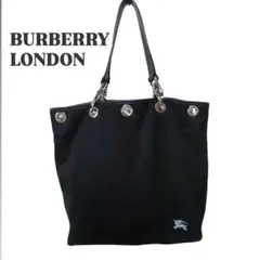 【希少品】バーバリー ロンドン ブルーレーベル リバーシブルトートバッグ