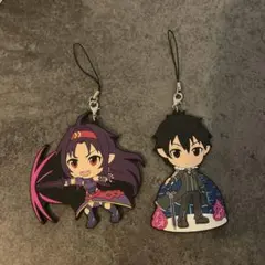 ソードアート・オンライン キリト ユウキ ラバーストラップ 2種セット