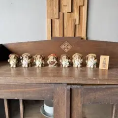 七福狸 置物 縁起物 七福神 商売繁盛