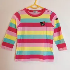 【人気】DOUBLE.B 長袖Tシャツ 90 ミキハウス ロンT