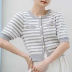 Noela マリンボーダーニットのサムネイル