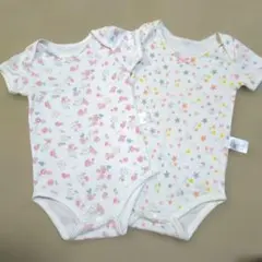 ミキハウスHB＆DB ボディシャツ 90 2枚セット