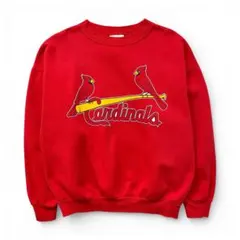 USA 古着 90S MLB セントルイスカージナルス ヴィンテージ スウェットのサムネイル