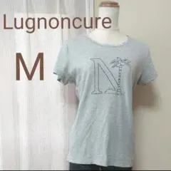 Lugnoncure 半袖 コットン プリント Tシャツ 杢グレー M キャンのサムネイル
