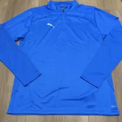 PUMA TEAMFINAL トレーニング 1/4 ジップトップ　XL ブルー